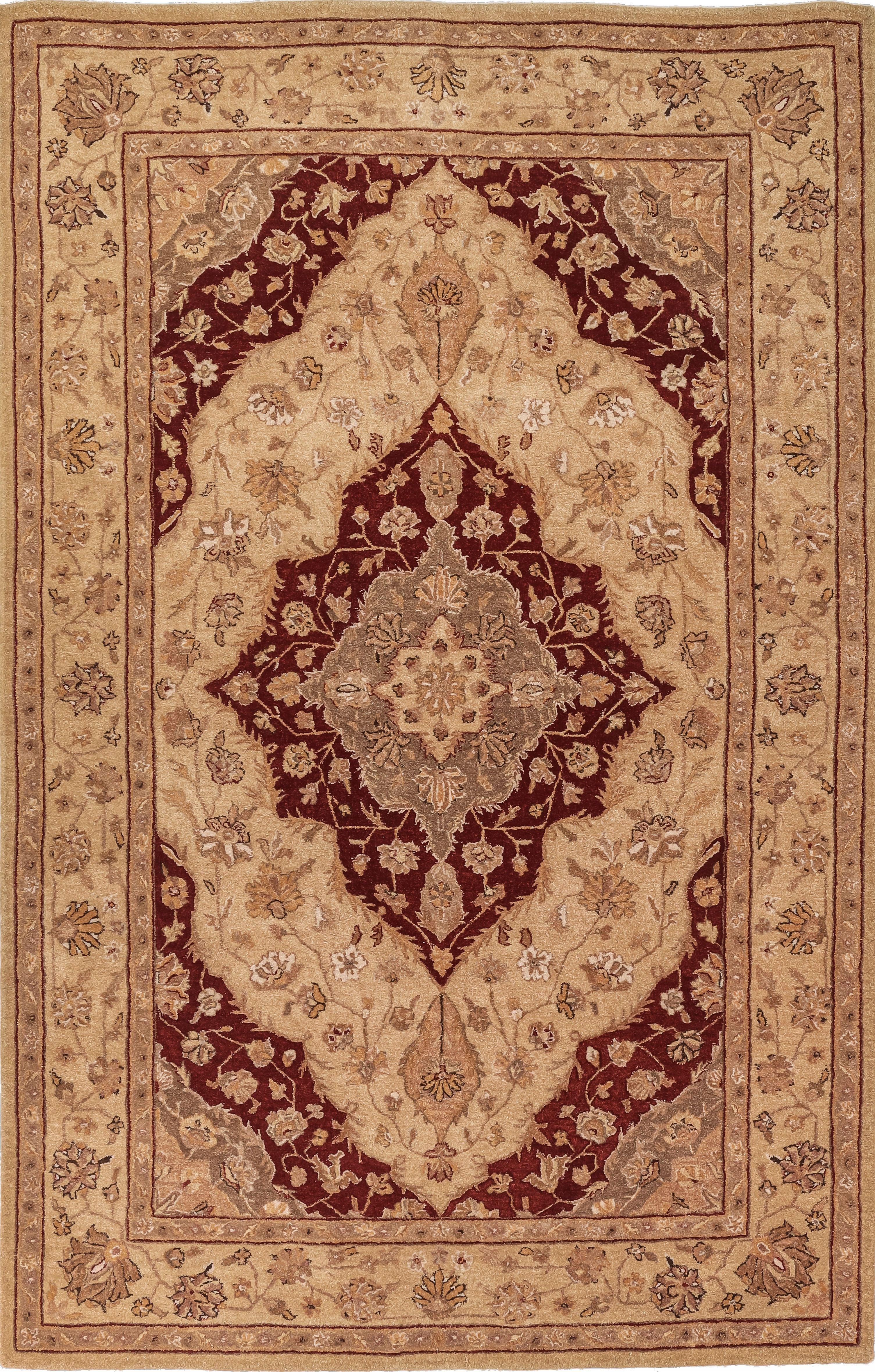Hand Made China Heriz 5'6
