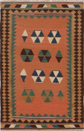 Hand Knotted Iran Kilim 3'3