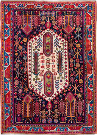 Hand Knotted Iran Sirjan 5'10