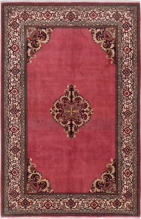Hand Knotted Iran Qum 5'4