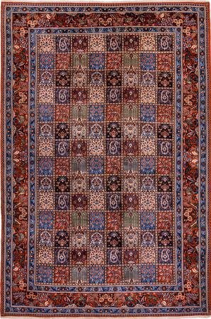 Hand Knotted Iran Qum 6'7