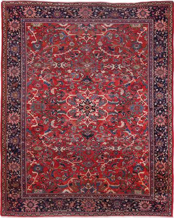 Hand Knotted Iran Mahal 8'10
