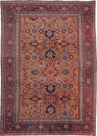 Hand Knotted Iran Mahal 8'9