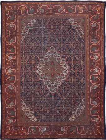 Hand Knotted Iran Mahal 9' x 11'9