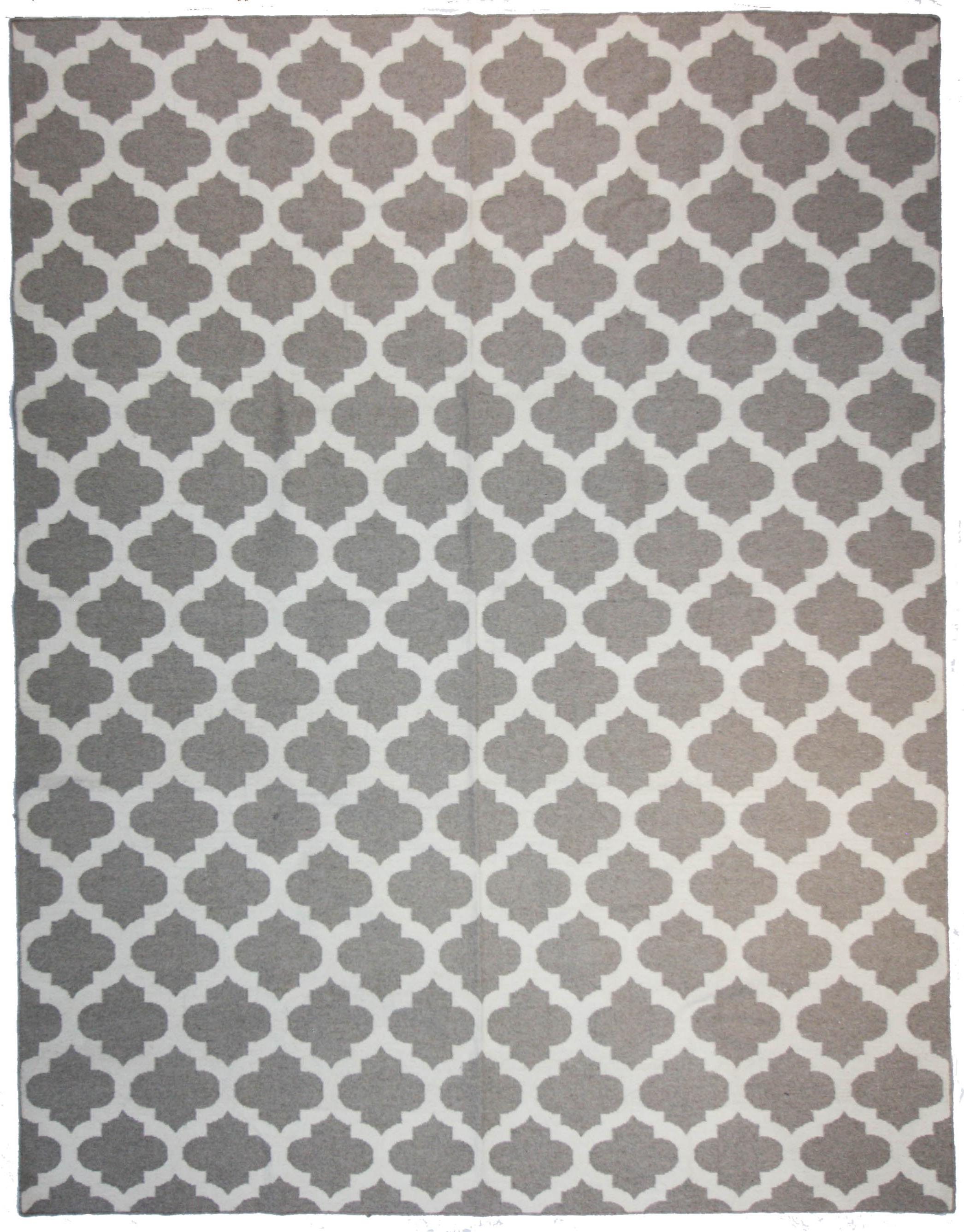 Machine Made POLYPROPILENE Gray Transitional India Rug 9' x 12'
