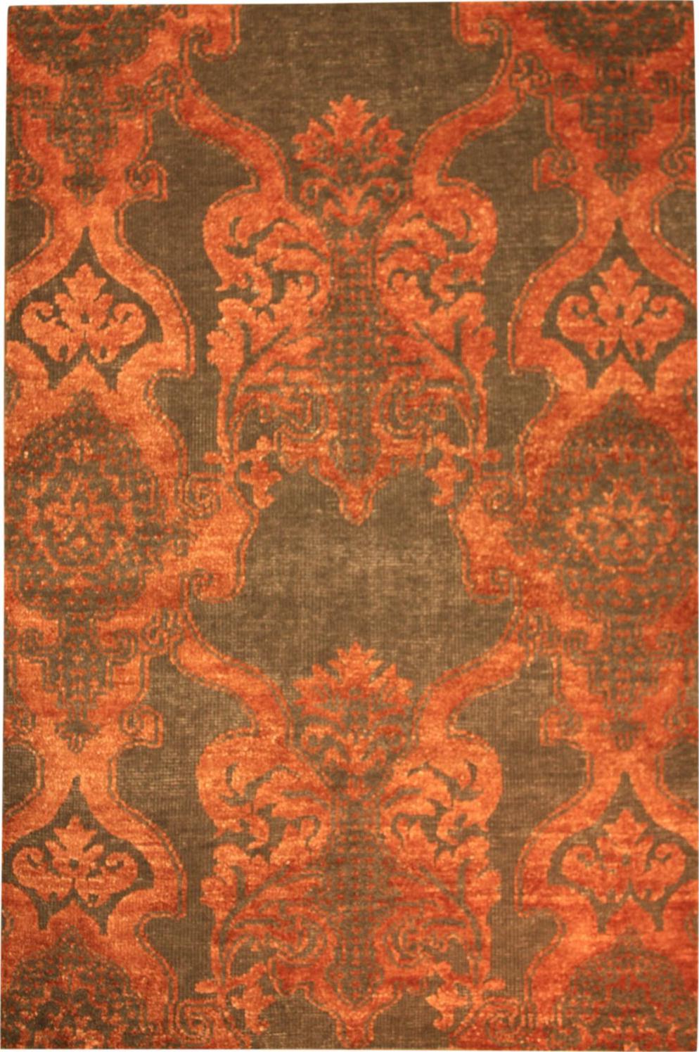 Hand Tufted WOOL Blue Lt Transitional India Rug 5'3" x 8'