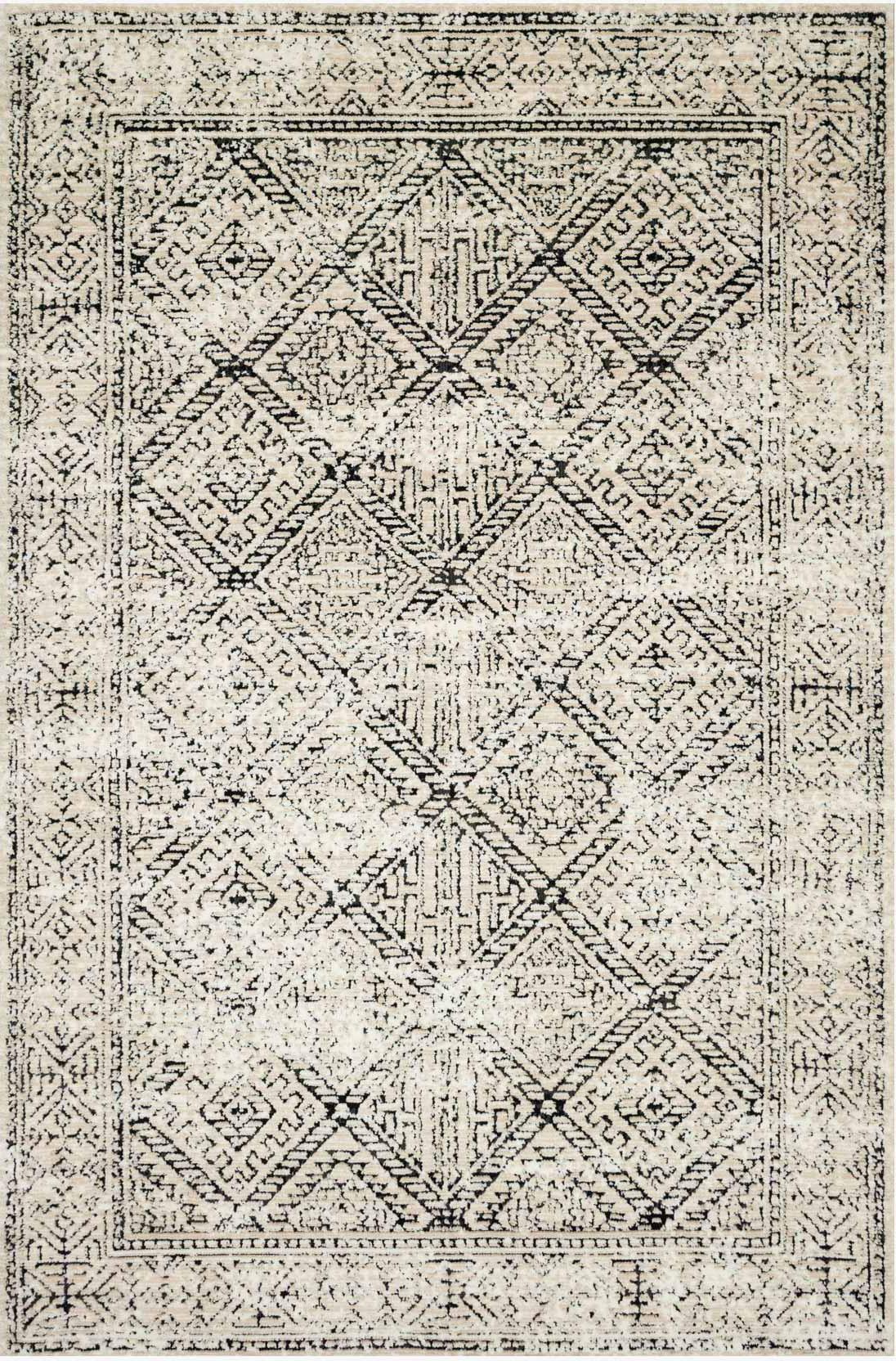 Machine Made Synthetic Ivory Transitional China Rug 7'9" x 9'9"