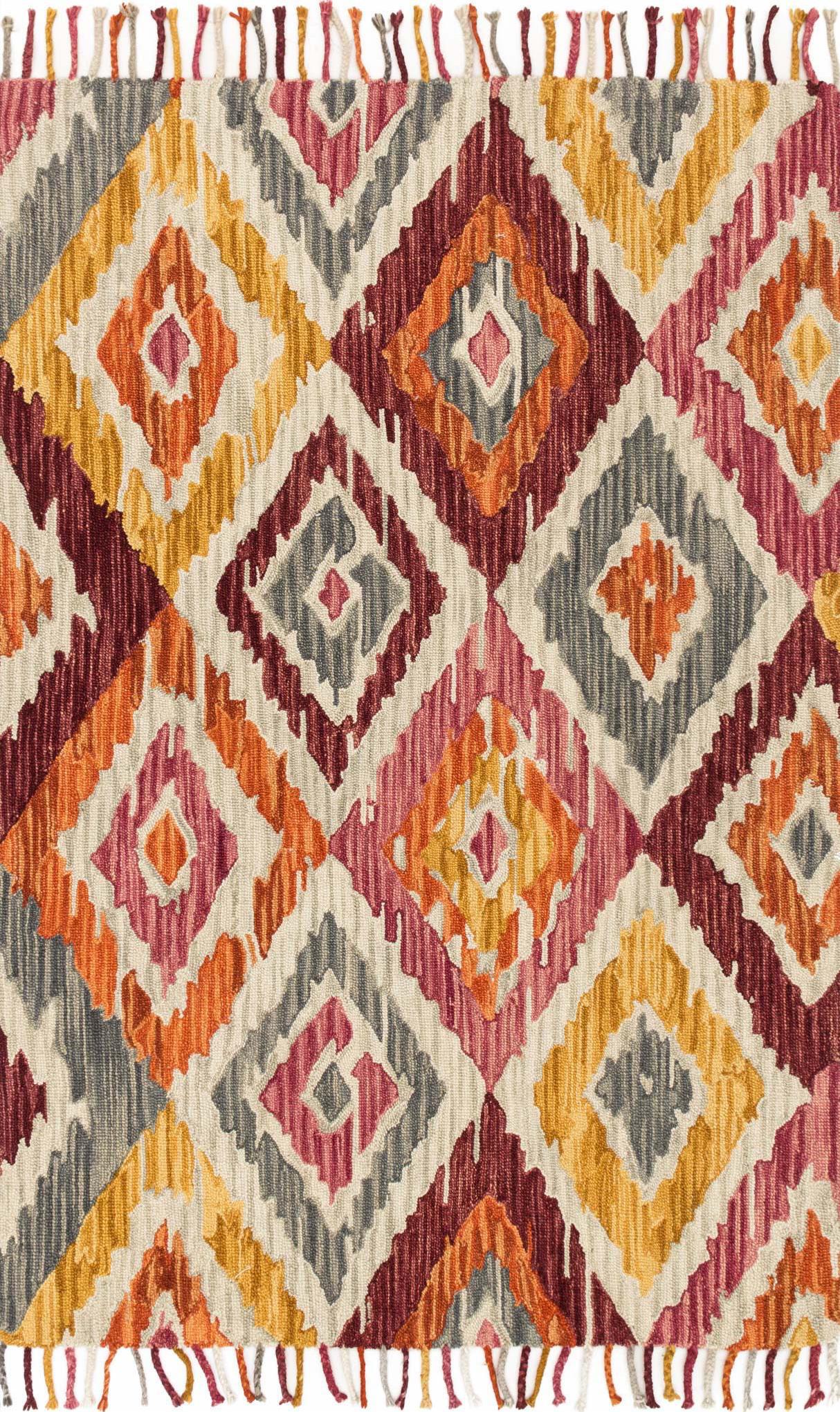 Hand Hooked WOOL Pink Transitional India Rug 7'9" x 9'9"