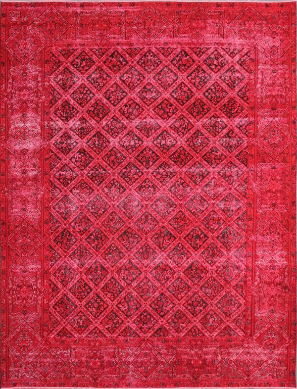 Hand Made WOOL Pink Transitional Persian Rug 9'5" x 12'10"