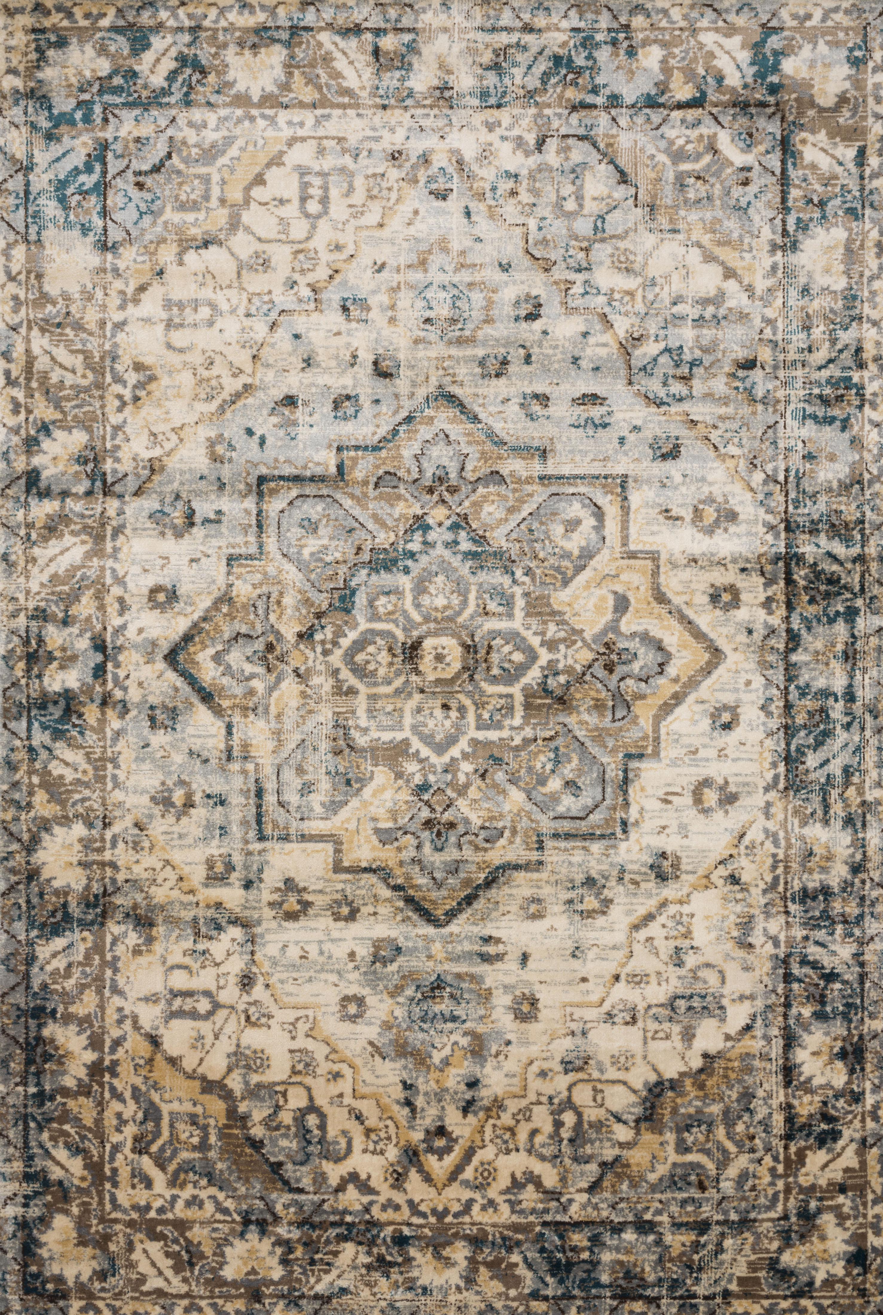 Machine Made POLYPROPILENE Beige Transitional Egypt Rug 8'11" x 12'