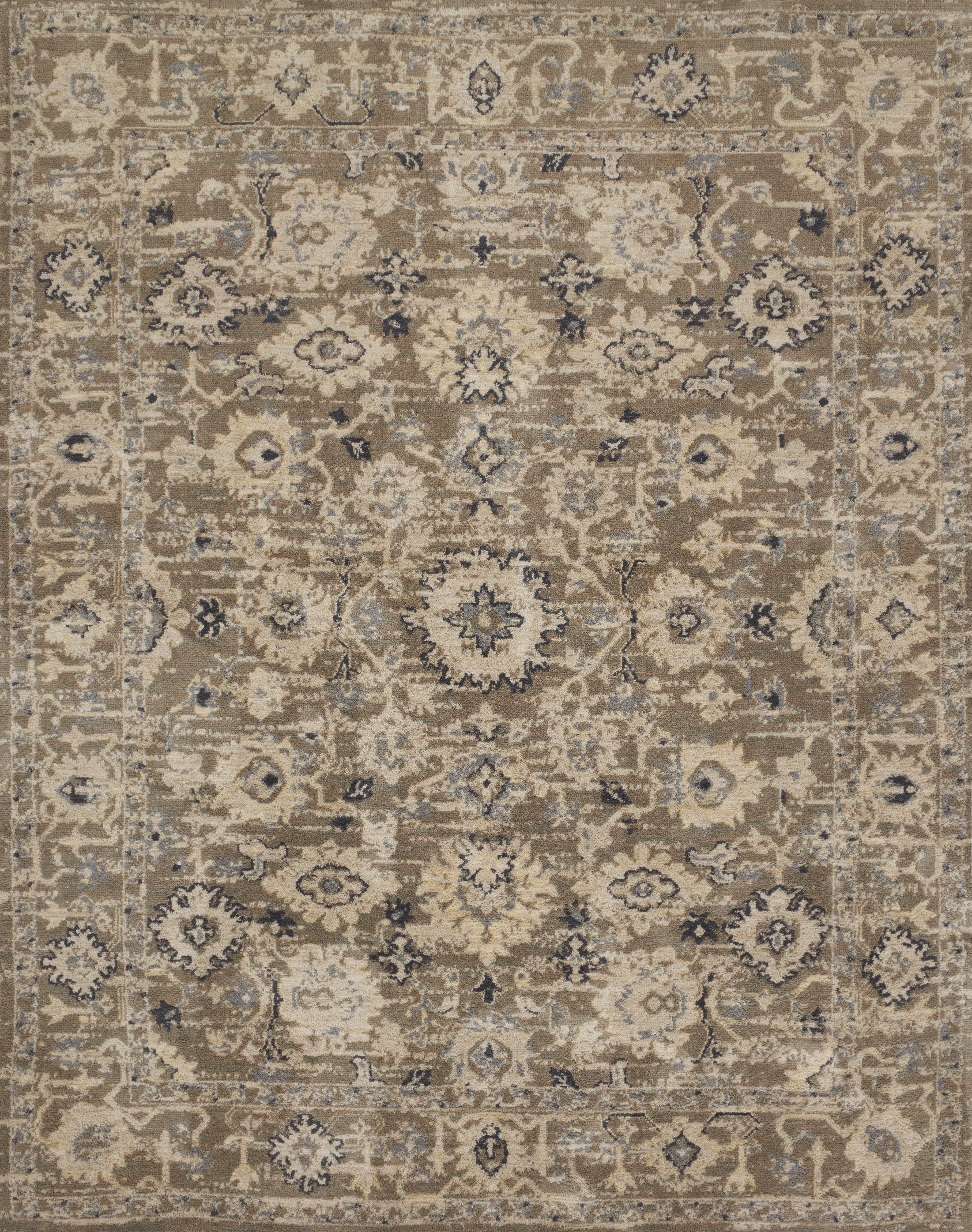 Machine Made Synthetic Beige Transitional China Rug 9'3" x 13'