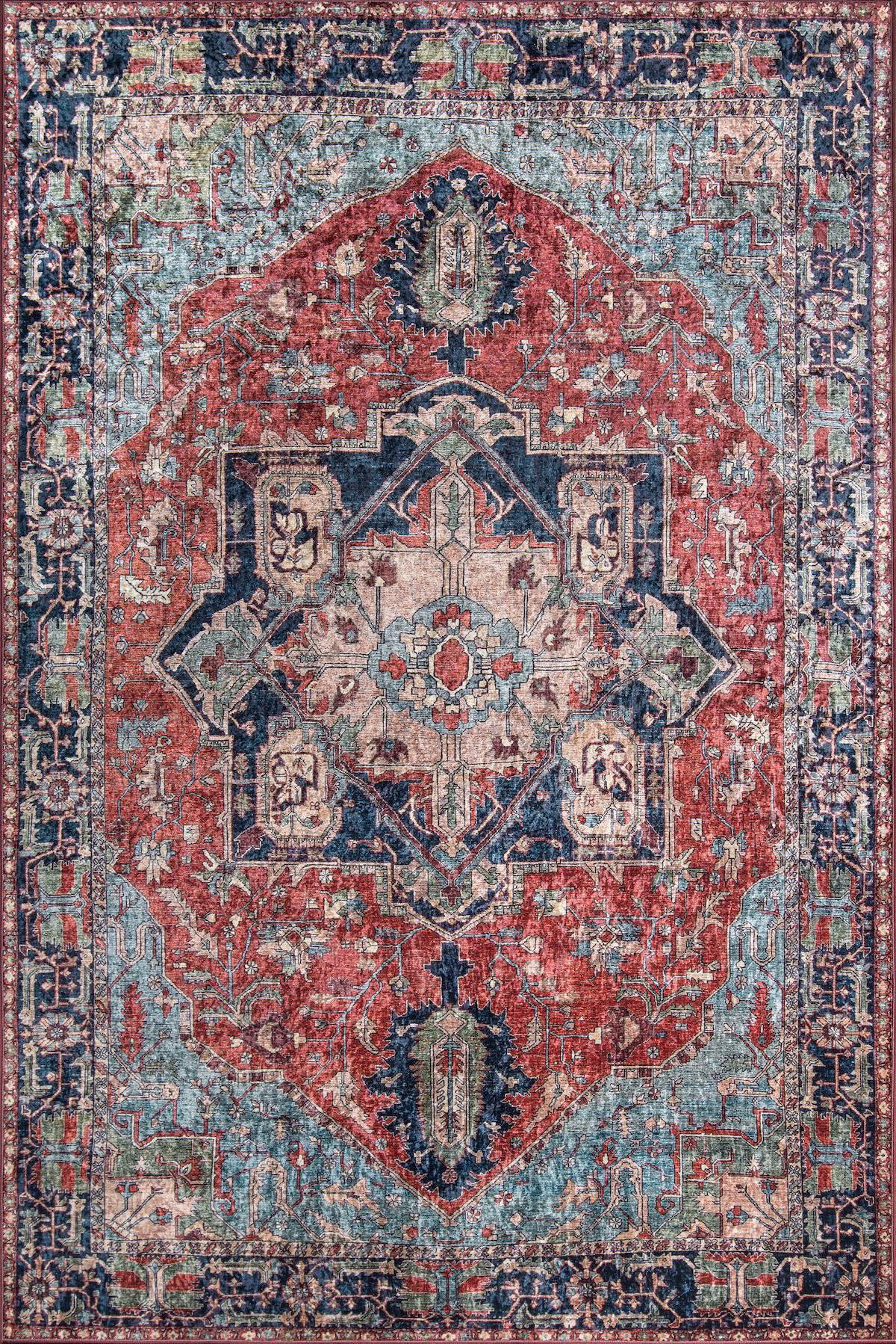 Machine Made Synthetic Multi Transitional China Rug 5' x 8'