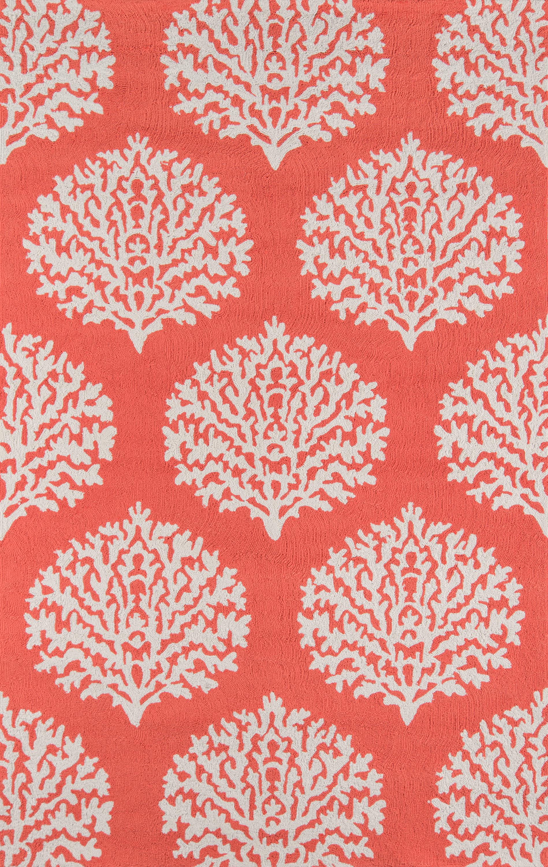 Hand Hooked POLYPROPILENE Red Transitional China Rug 5' x 8'