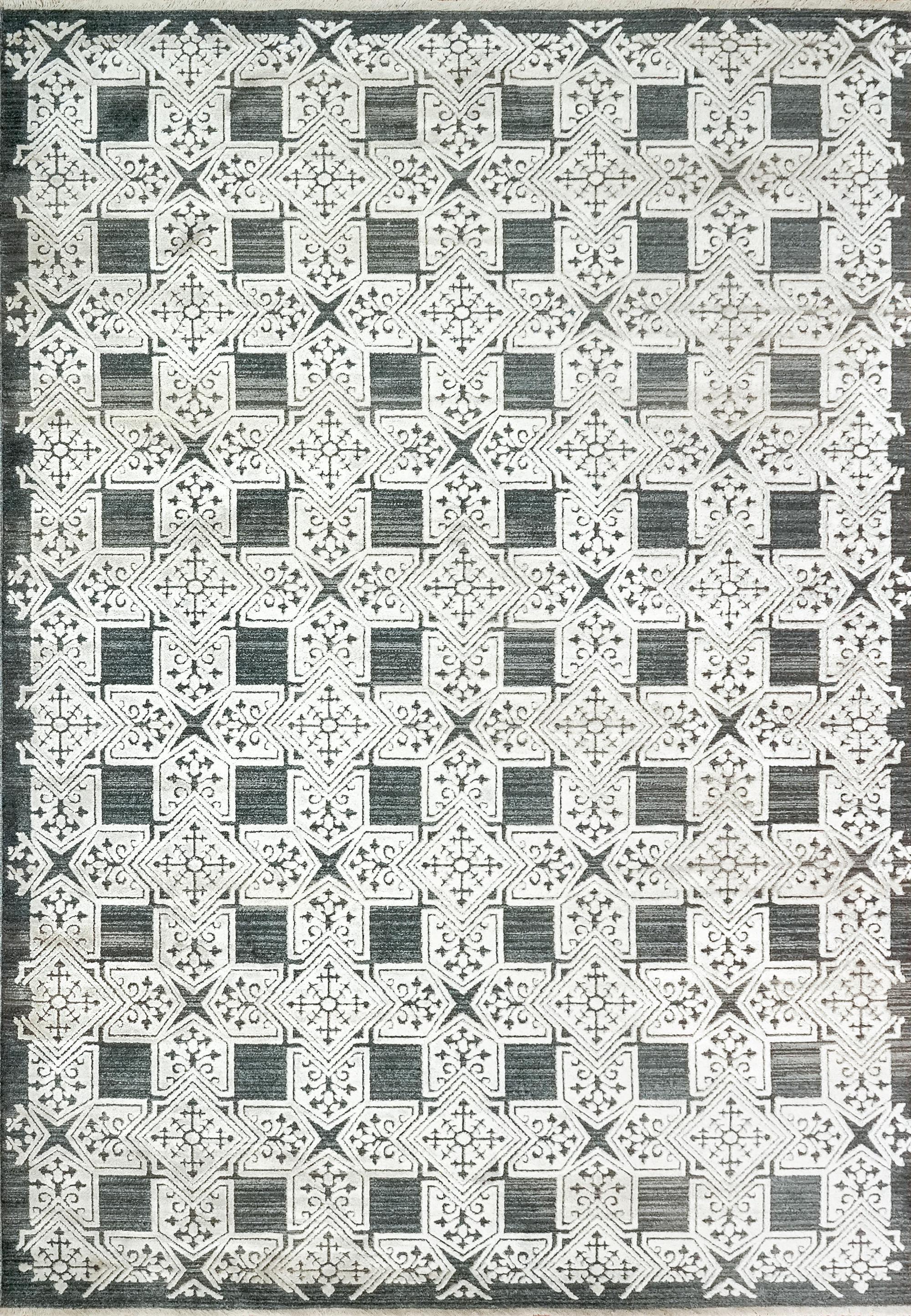 Machine Made Synthetic Ivory Transitional Turkey Rug 9' x 12'