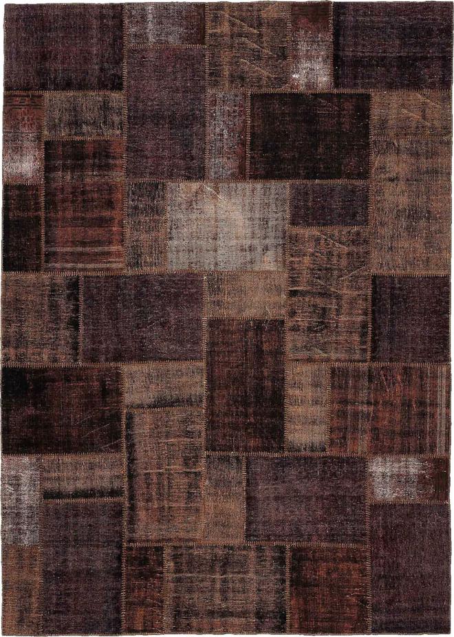 Patchwork Chocolate Plum 9′ x 11’7″