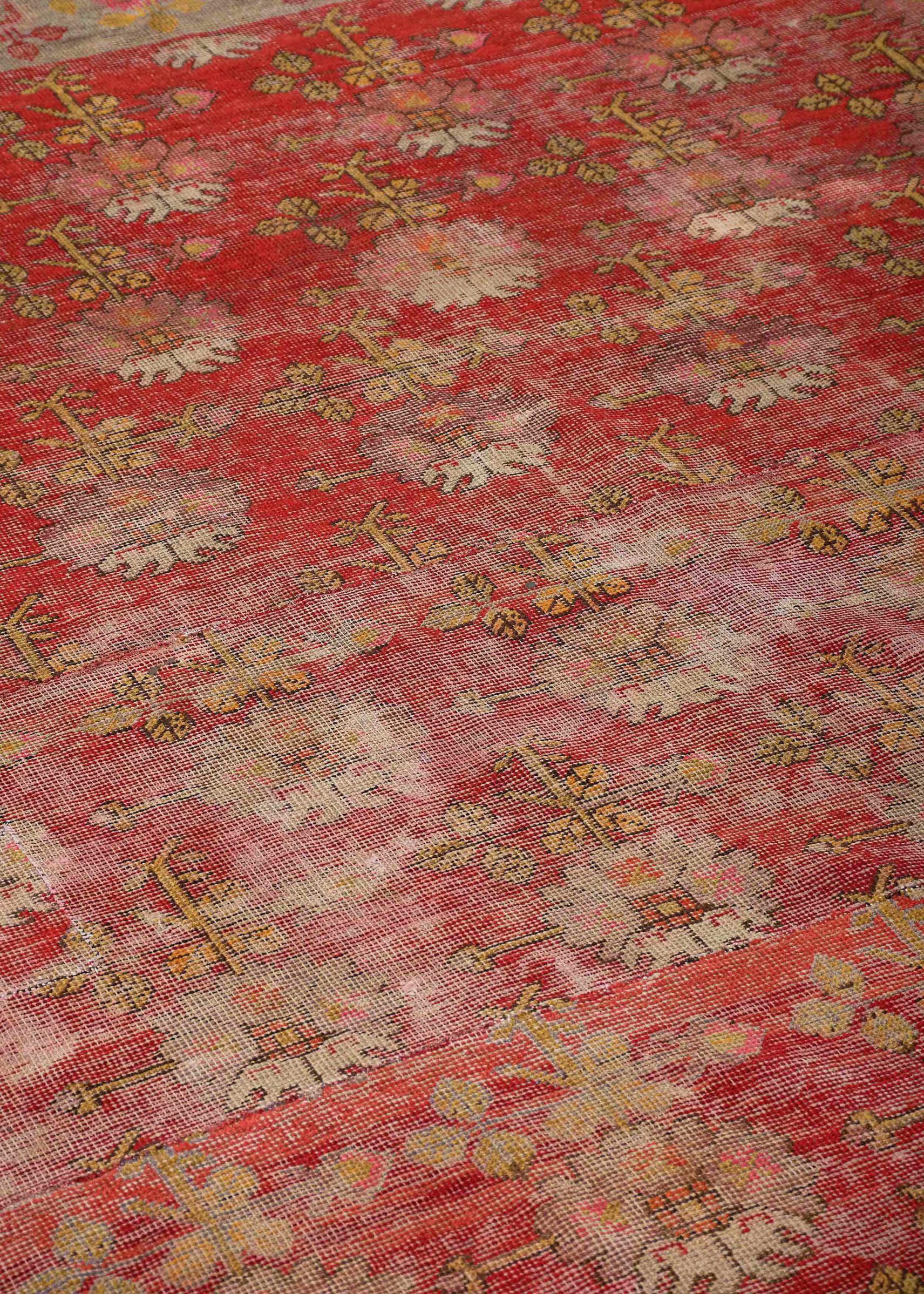 Antique Samarkand Garnet 7’10” x 9’9″