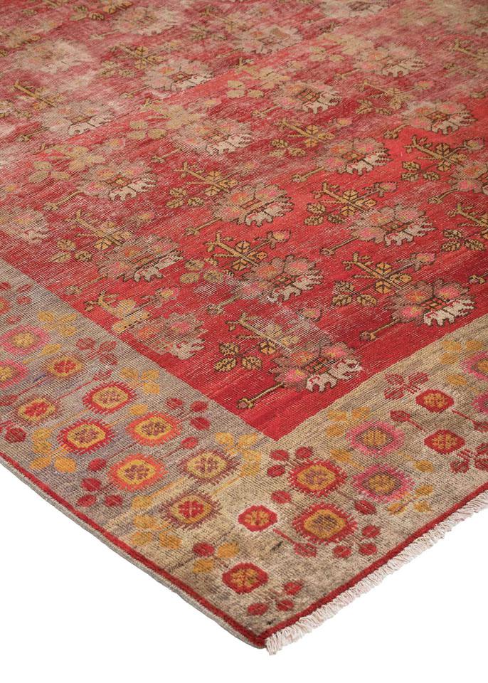 Antique Samarkand Garnet 7’10” x 9’9″