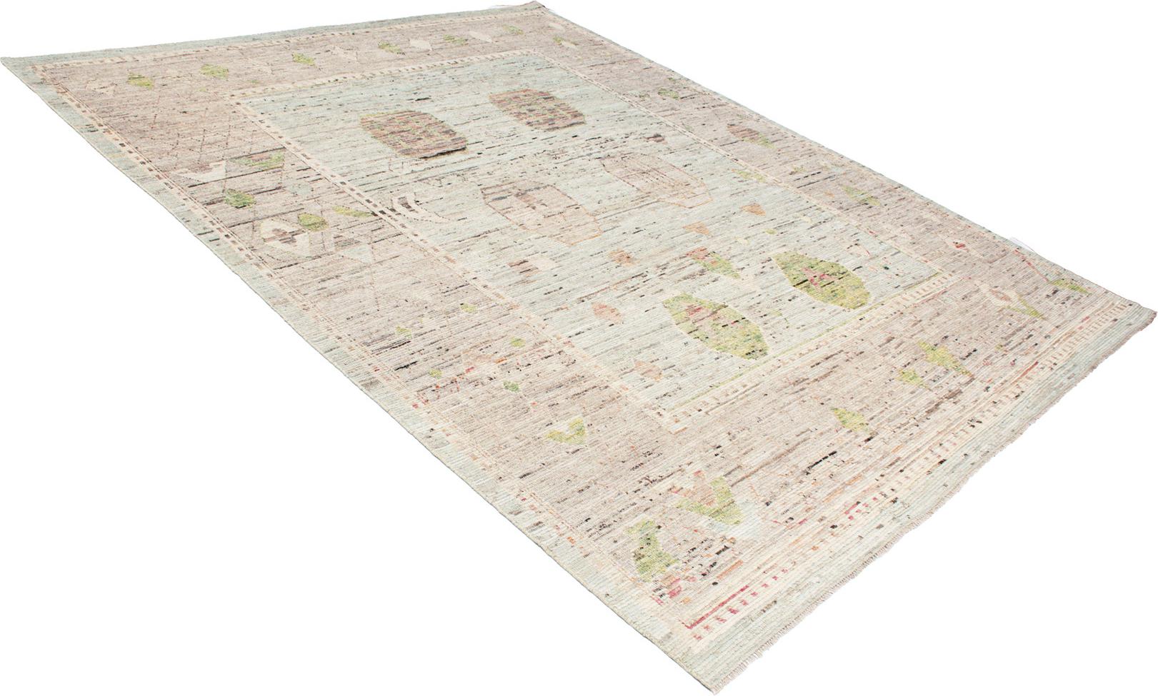 Oushak Soft aqua 9’4″ x 11’5″