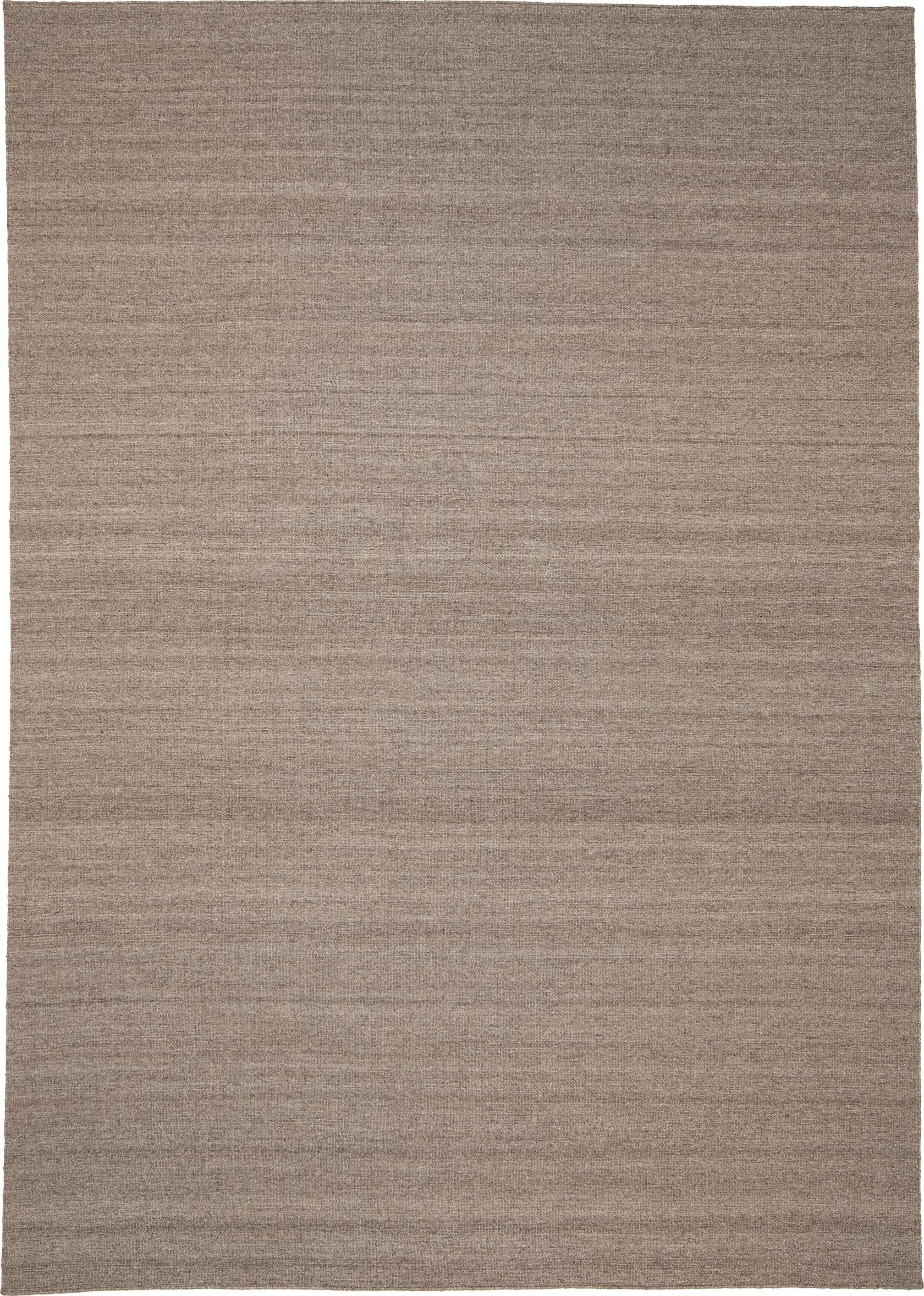 Heathered Flat Weave Warm Gray 9′ x 12′