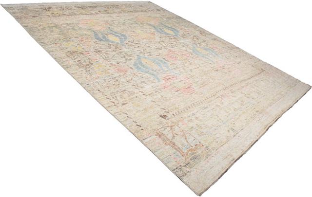 Oushak Pale Yellow 12′ x 14’5″