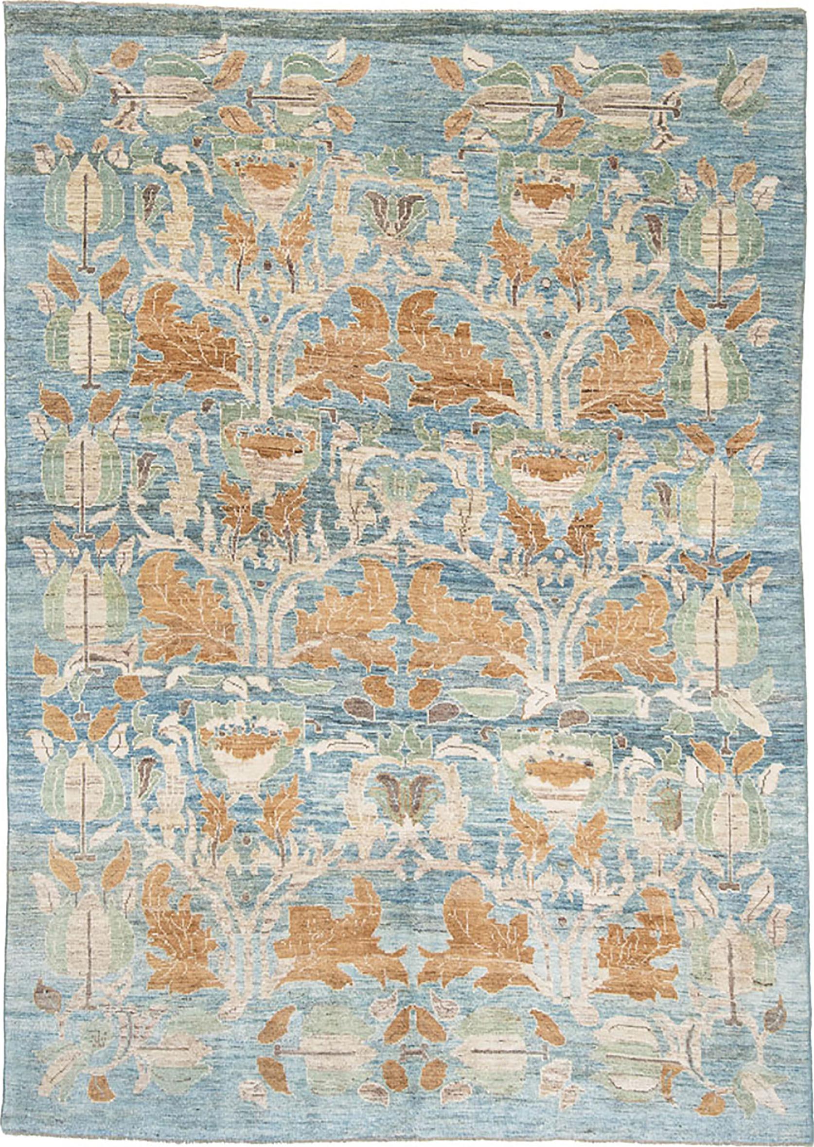 Oushak Cornflower 10′ x 12’5″