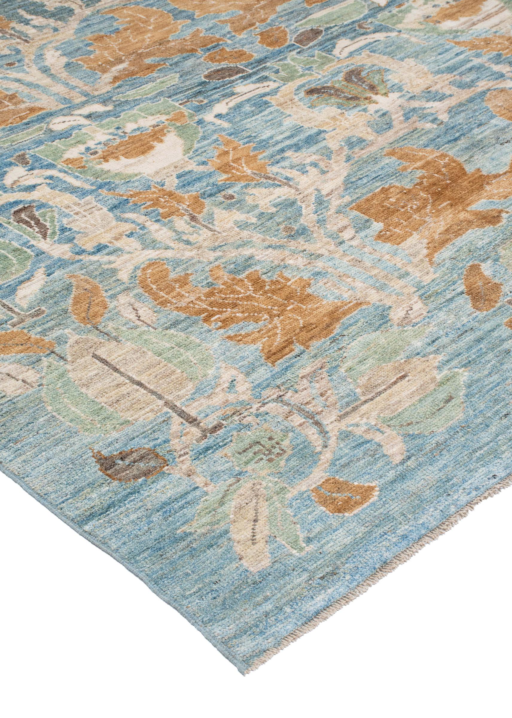 Oushak Cornflower 10′ x 12’5″