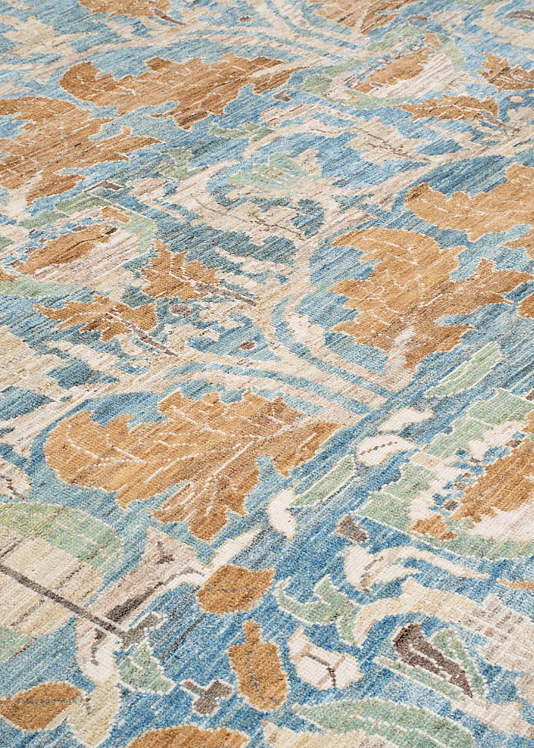 Oushak Cornflower 10′ x 12’5″