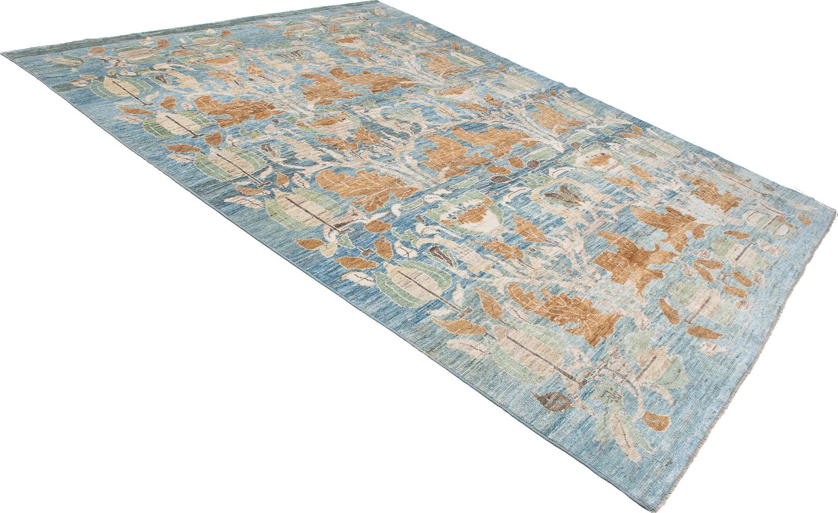 Oushak Cornflower 10′ x 12’5″