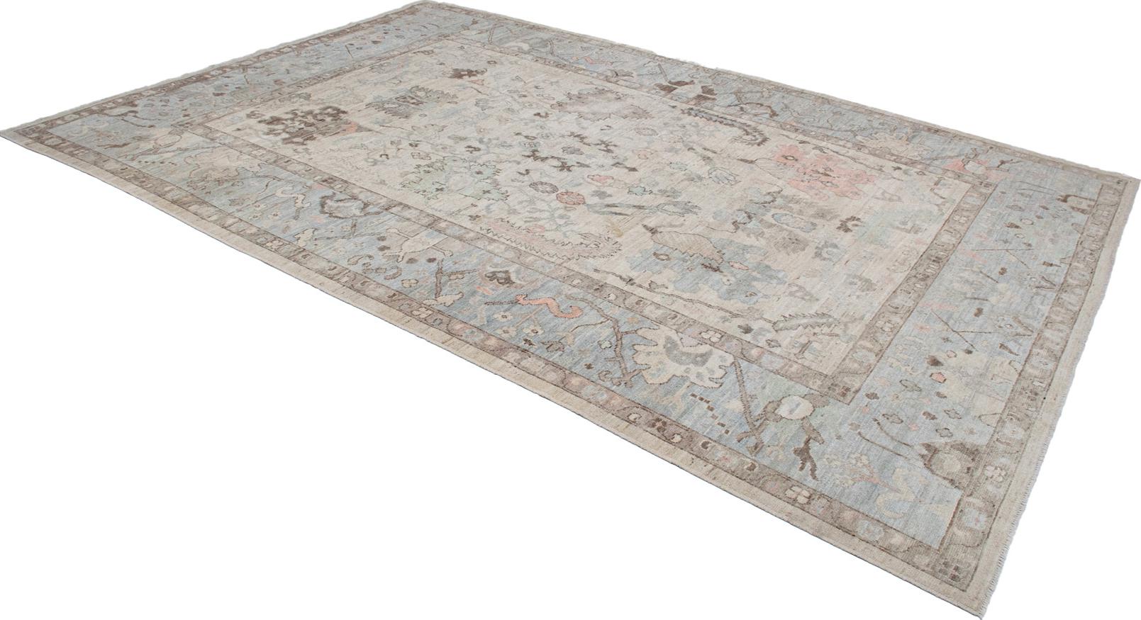 Oushak Pistachio 9’8″ x 14’2″