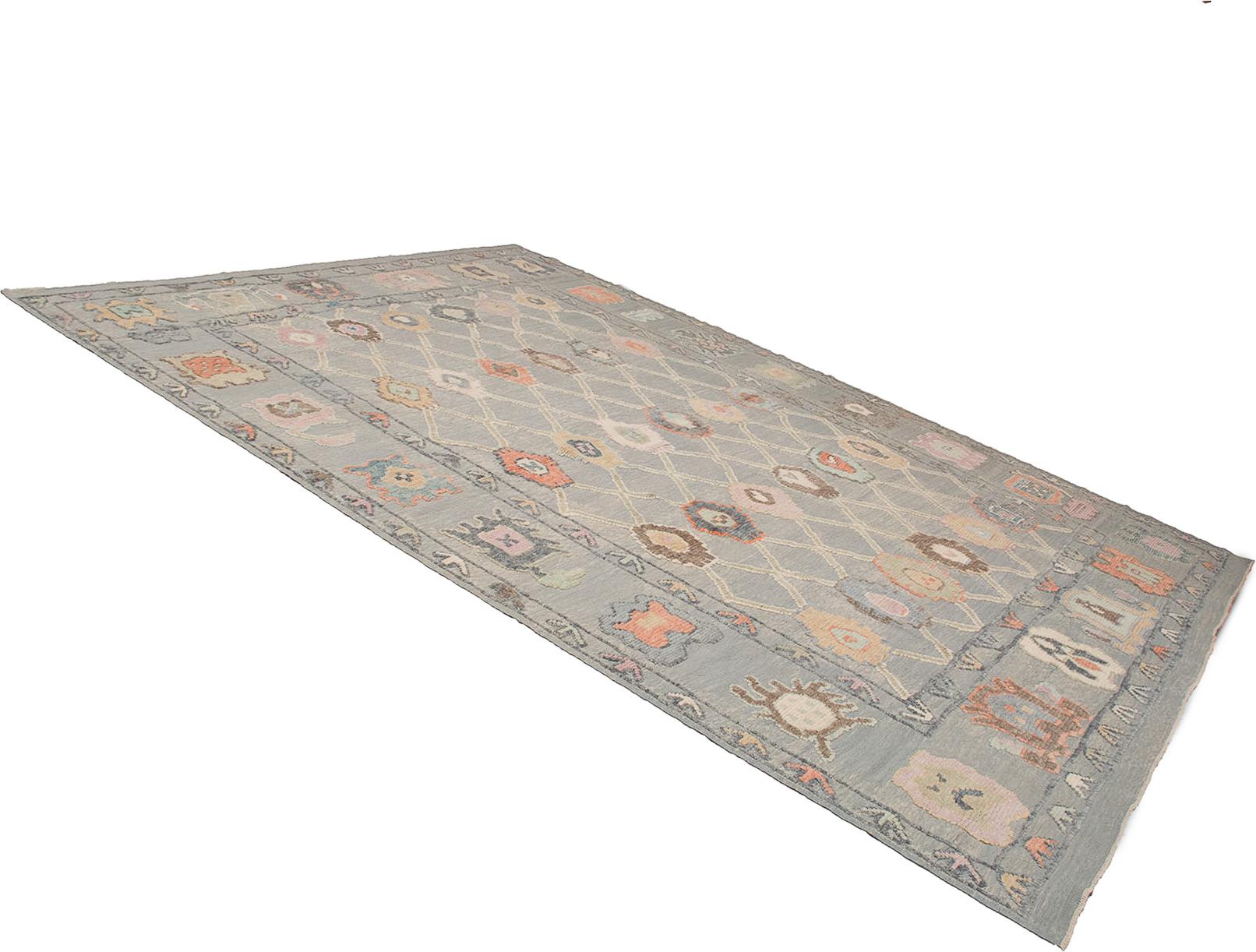 Oushak Delft 10′ x 13’4″
