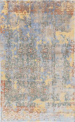 Chandra Vingel VIN-36803 Blue/Navy Rectangle 5X8