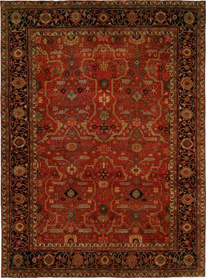 Capri Antique Heriz 104 Red/Burgundy