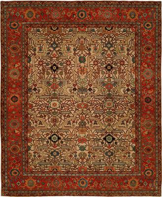 Capri Antique Heriz 109 Beige/Tan